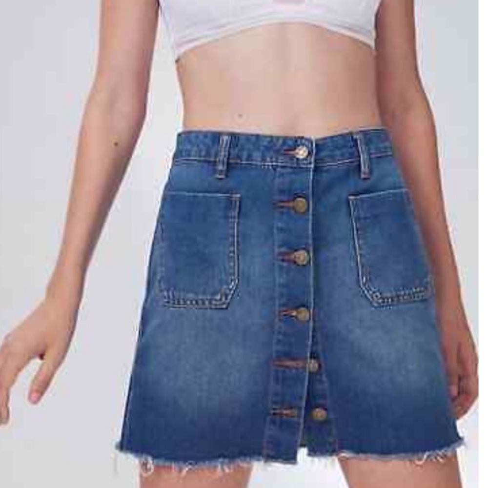 jean skirt